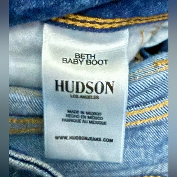 Hudson Beth Baby Boot Women’s Jeans Size 25 in Rhythm Rain New w/o Tags - Picture 9 of 16